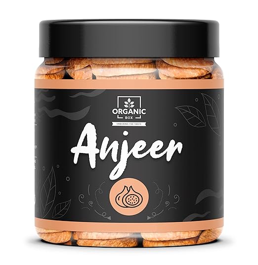 Organic Box Afghani Anjeer Figs (Jar Pack) Afghanistan Dry Anjir