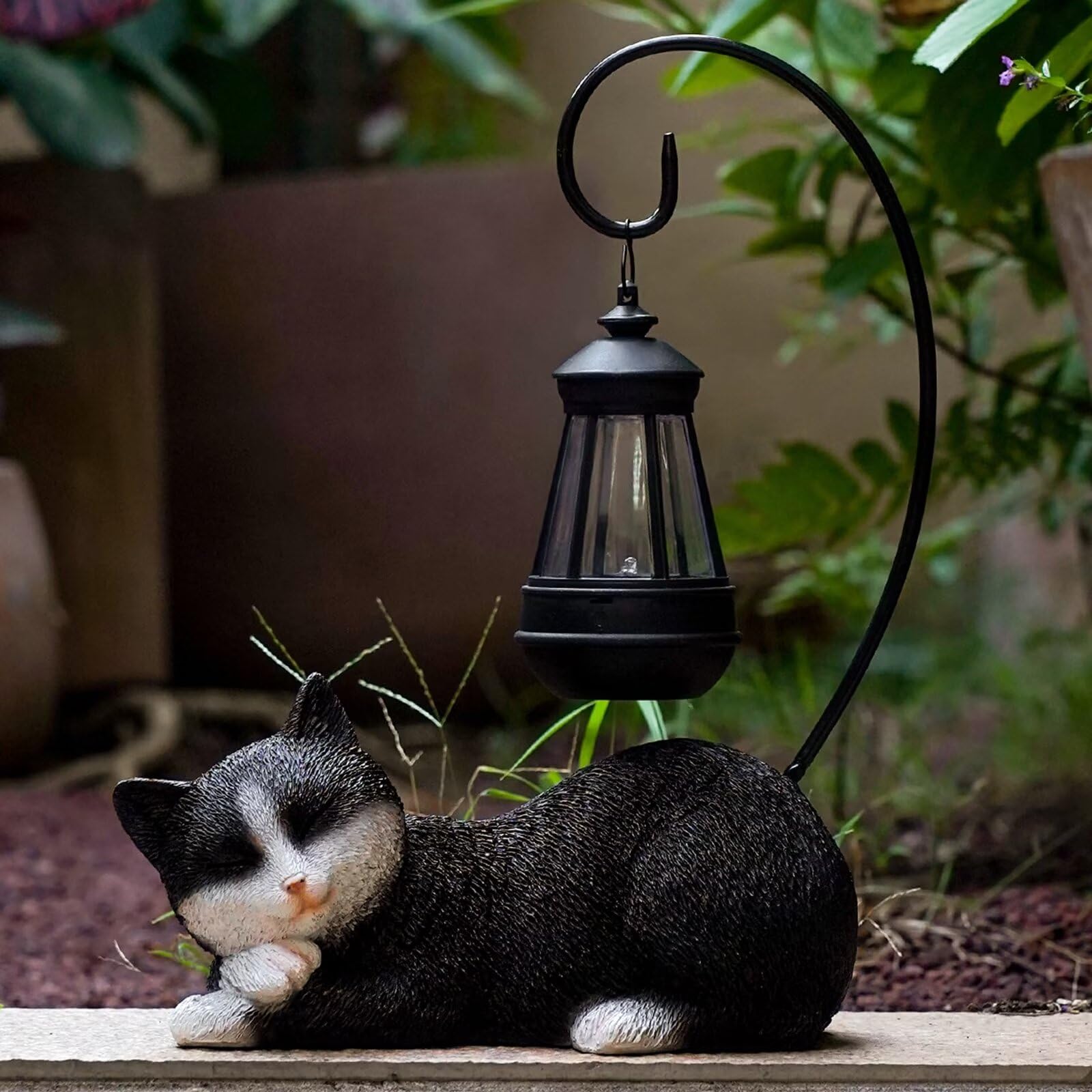 Zerodis Adornos Estatuilla De Gato Escultura De Animal Linda