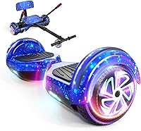 Vista 20 de LIEAGLE Hoverboard - Patineta autoequilibrante de 16.5 cm, 6.5 pulgadas, con ruedas Bluetooth, luces LED, para niños y adultos