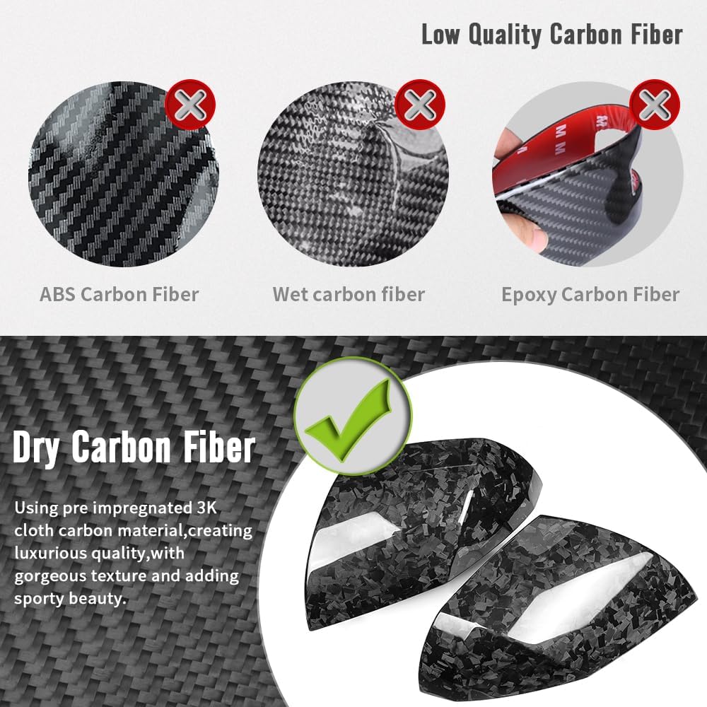 Content generated for: Rearview Mirror Cover Cap for Hyundai Ioniq 5 N Line N NE Limited XRT SEL Long Range 2022 2023 2024 2025,Carbon Fiber Side Mirror Guard Cover for Ioniq 5 N Line (Forged Carbon)
