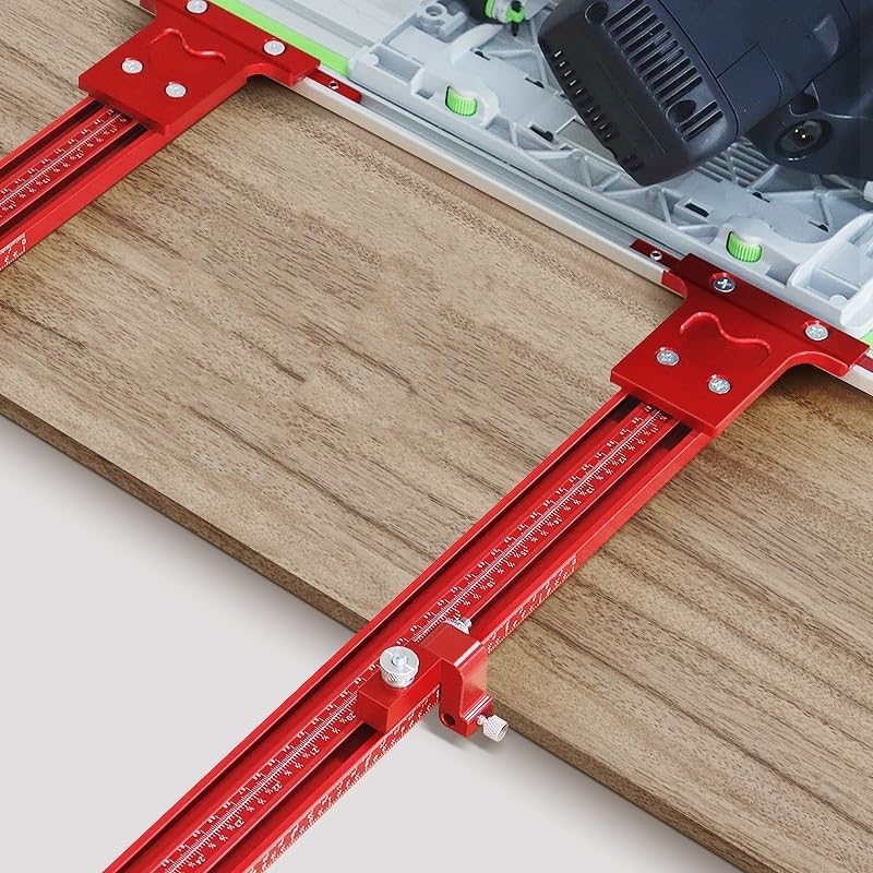 Track Saw Parallel Guide System for Woodworking Repeatable Rip Cuts for Track Saw Guide Rail Compatible with Festool, Makita, Milwaukee