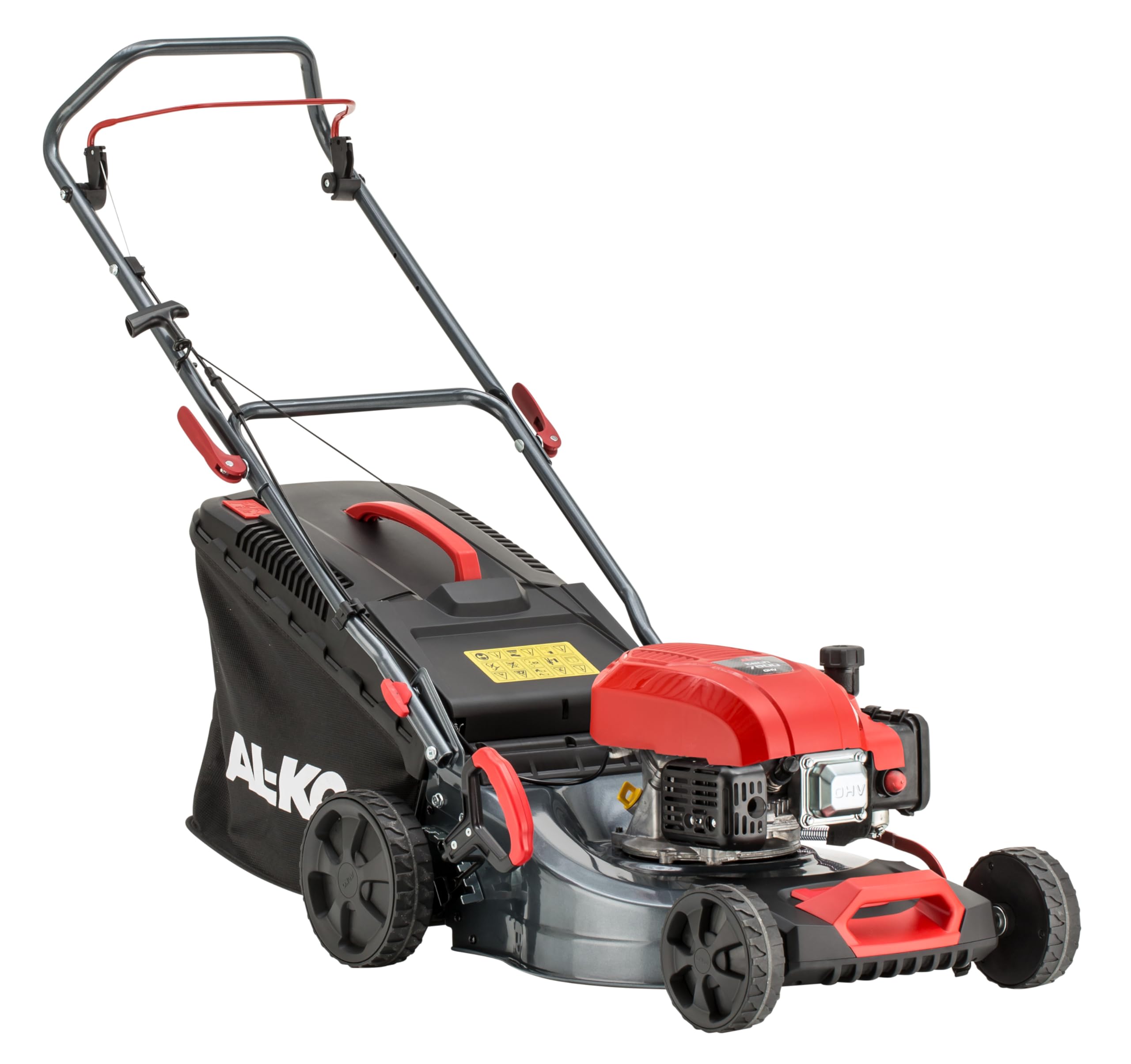AL-KO Benzin-Rasenmäher Easy 4.26 P-D, 41 cm Schnittbreite, 1.9 kW Motorleistung, zentrale Schnitthöhenverstellung, Stahlblechgehäuse, für Rasenflächen bis 800 m²