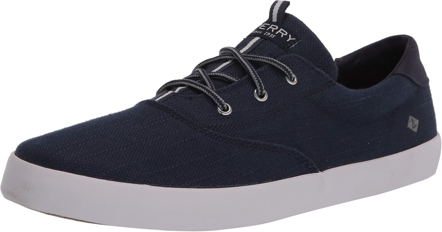 Sperry Spinnaker Washable Sneaker, Navy, 4 US Unisex Big Kid