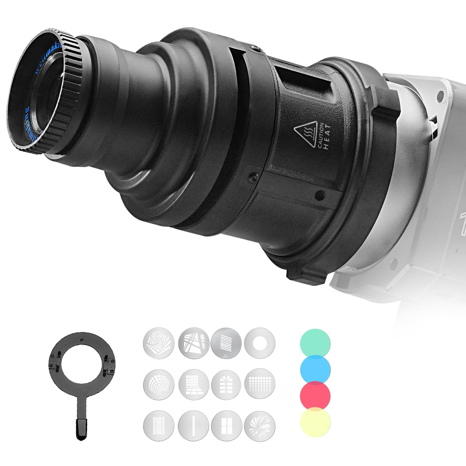 WELLMAKING S-80N Bowens Mount 400Ws Photo Studio 2.4GHz GN65 Built-in LED Modellazione Luce 5600±200K Strobe Light Fotografia per Prodotto/Matrimonio/Ritratto