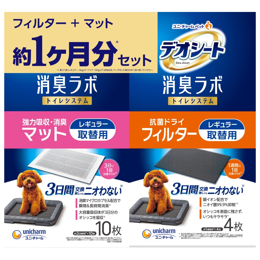 Amazon | 【約1か月分セット】デオシート消臭ラボ レギュラー 強力吸収