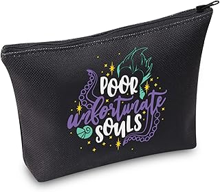 Villains Gift Evil Queen Ursula Villains Quote Makeup Bag Sea Witch Gift Wizard Pouch Bag Villains Merchandise (Poor souls)