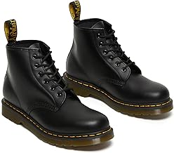 Dr. Martens Fusion Dante Women's Lace-Up Ankle Boots, Black Black Vintage, 45 EU