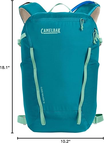 Miniatura 7 de CamelBak Cloud Walker 18 Mochila de hidratación de senderismo Tahití, 85 onzas