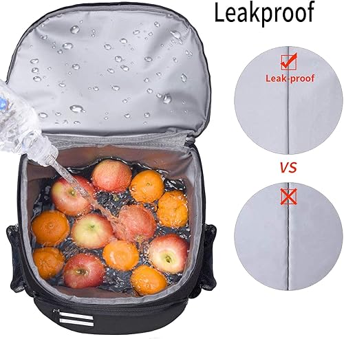 Miniatura 2 de FORICH Insulated Cooler Backpack Double Deck Lightweight Leak Proof Backpack Cooler Bag Soft Lunch Backpack with Cooler Compartment for Men Women to