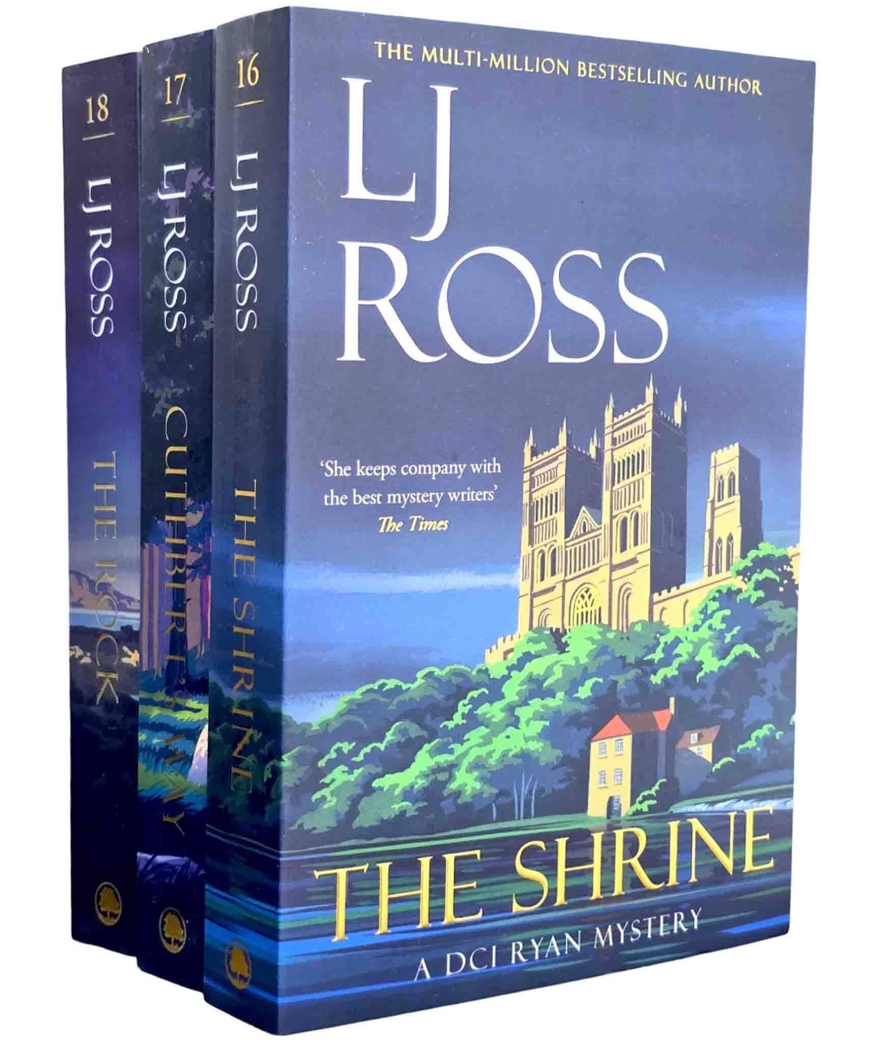 The DCI Ryan Mysteries By LJ Ross 3 Books Collection Set: Vol. 16-18 (The Shrine, Cuthbert's Way & The Rock)