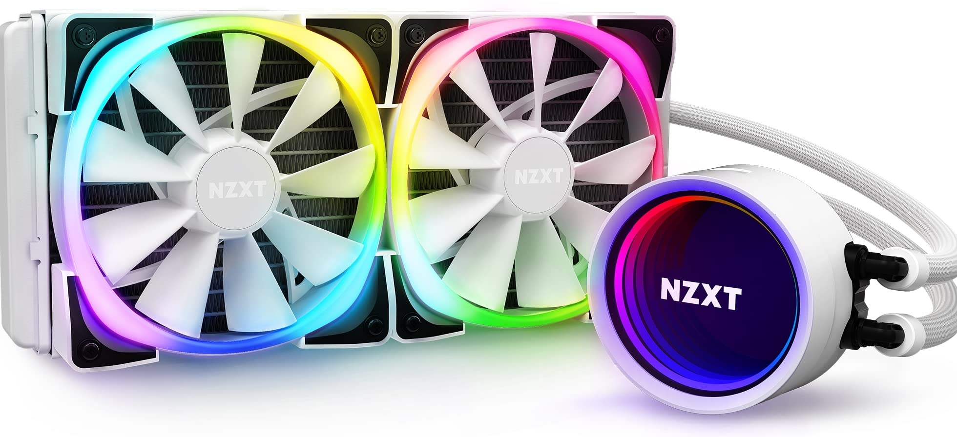 Amazon.co.jp: NZXT Kraken X53 RGB ホワイト - オールインワンRGB CPU