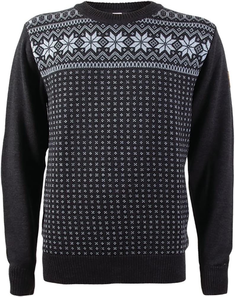 Dale of Norway Men's Garmisch Masculine Sweater Slate/smoke/grey mel. 92611 E-L-L