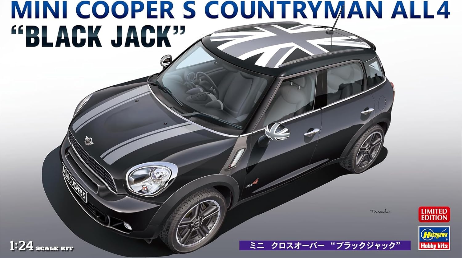 Hasegawa 1/24 Mini Cooper S Countryman ALL4 'Black Jack' 20704