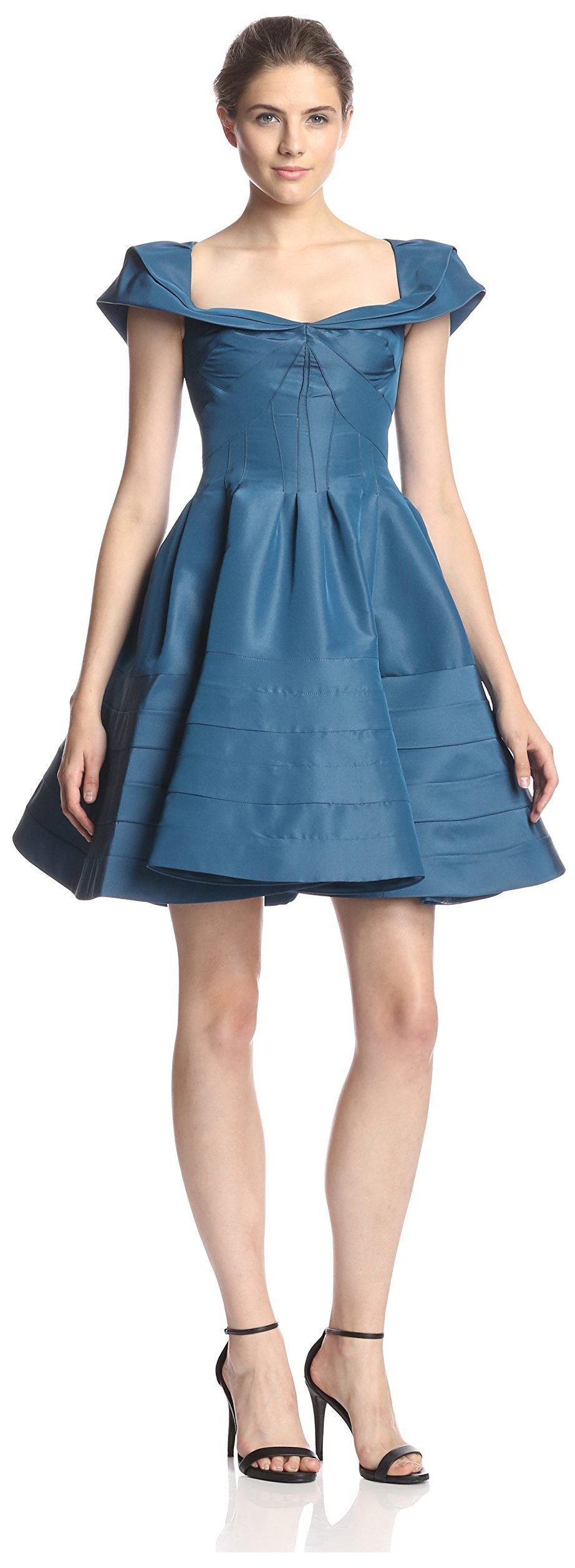 Zac Posen Women's Cap Sleeve Dress