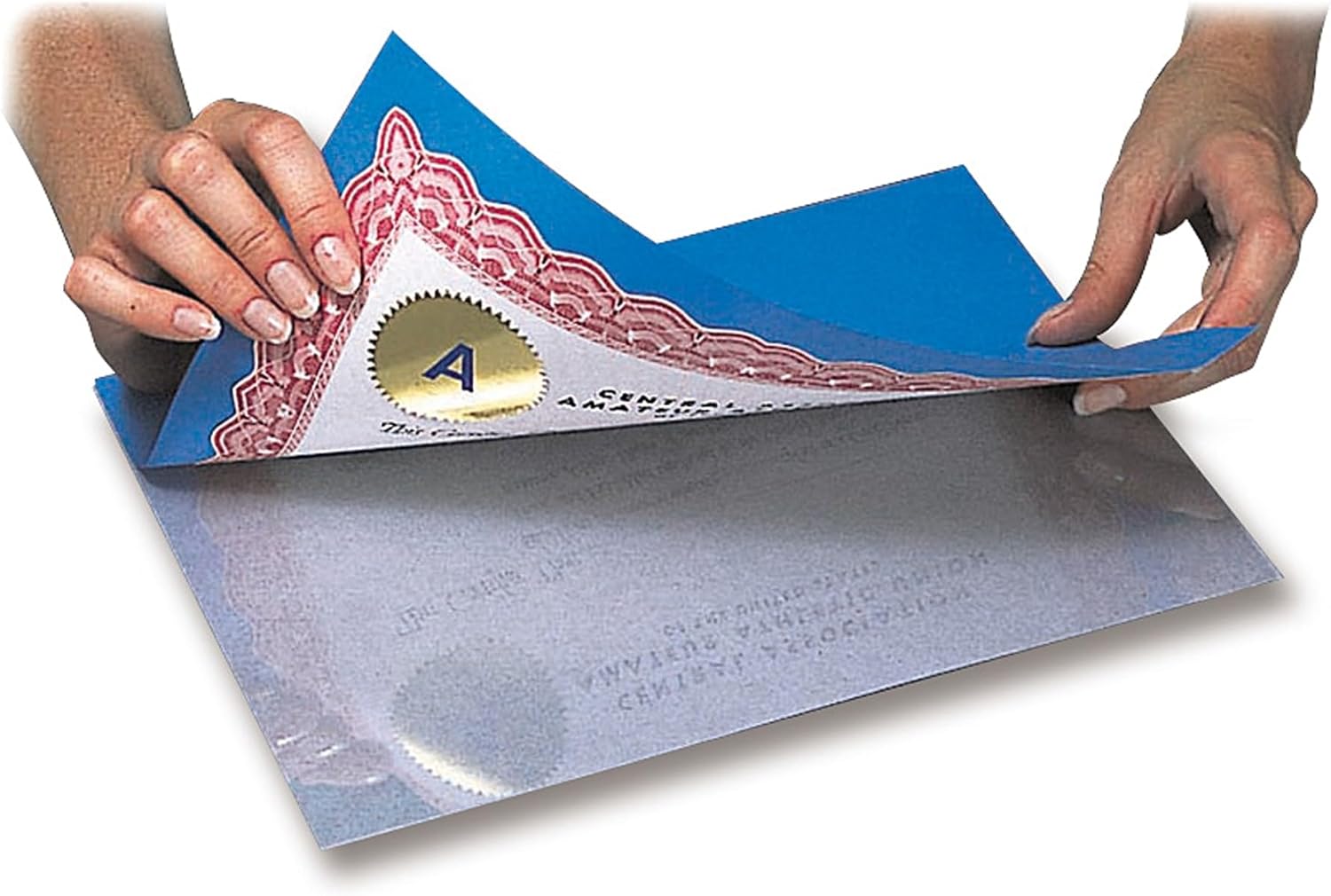 C-Line® Cleer-Adheer Laminating Sheets, 9" x 12", Box of 50