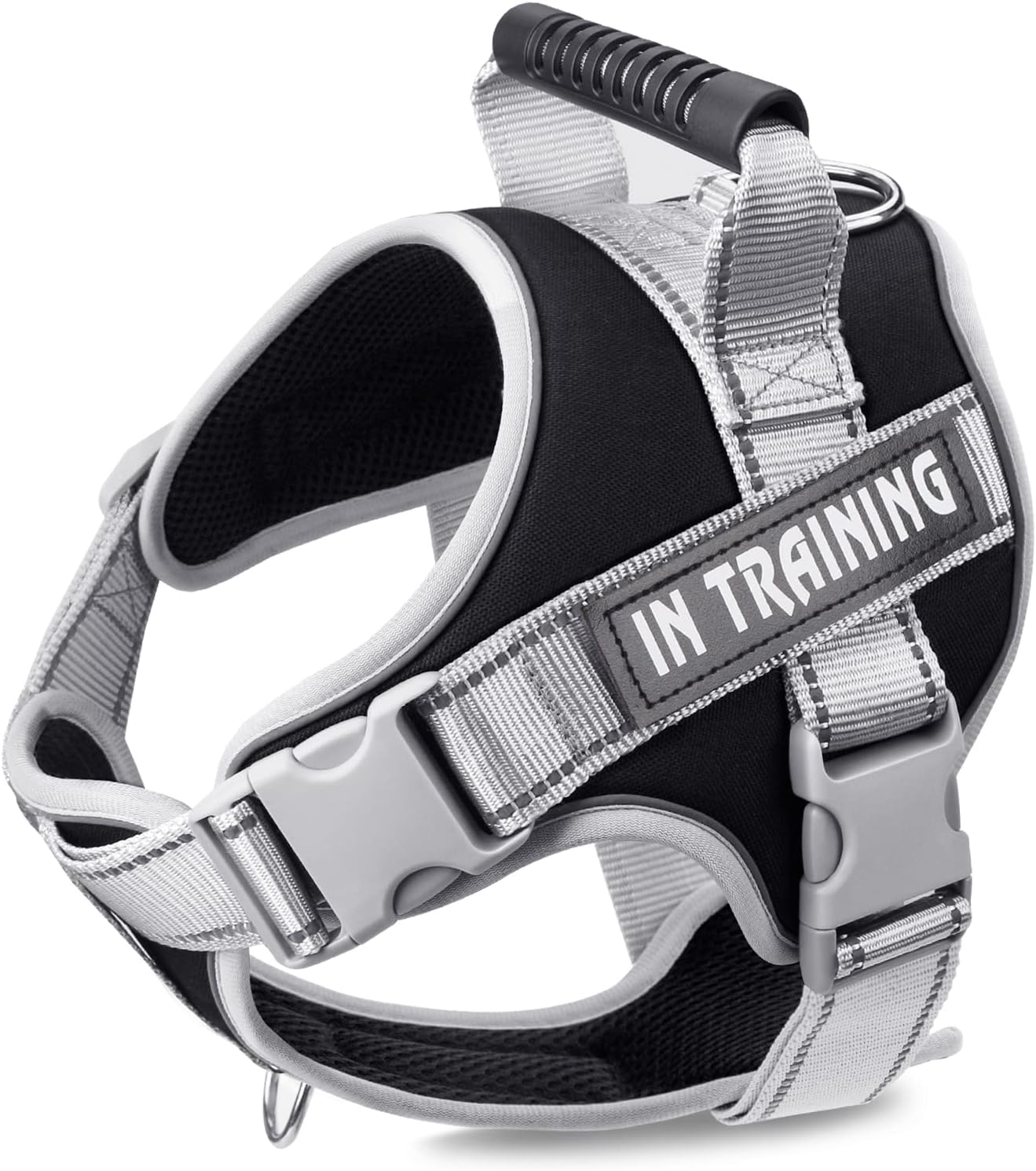 REHTRAD Dog Harness, Adjustable Dog Body Belt For Large Dogs With Copybook Dog Vest (XL, Black, Pack of 1),330 gram