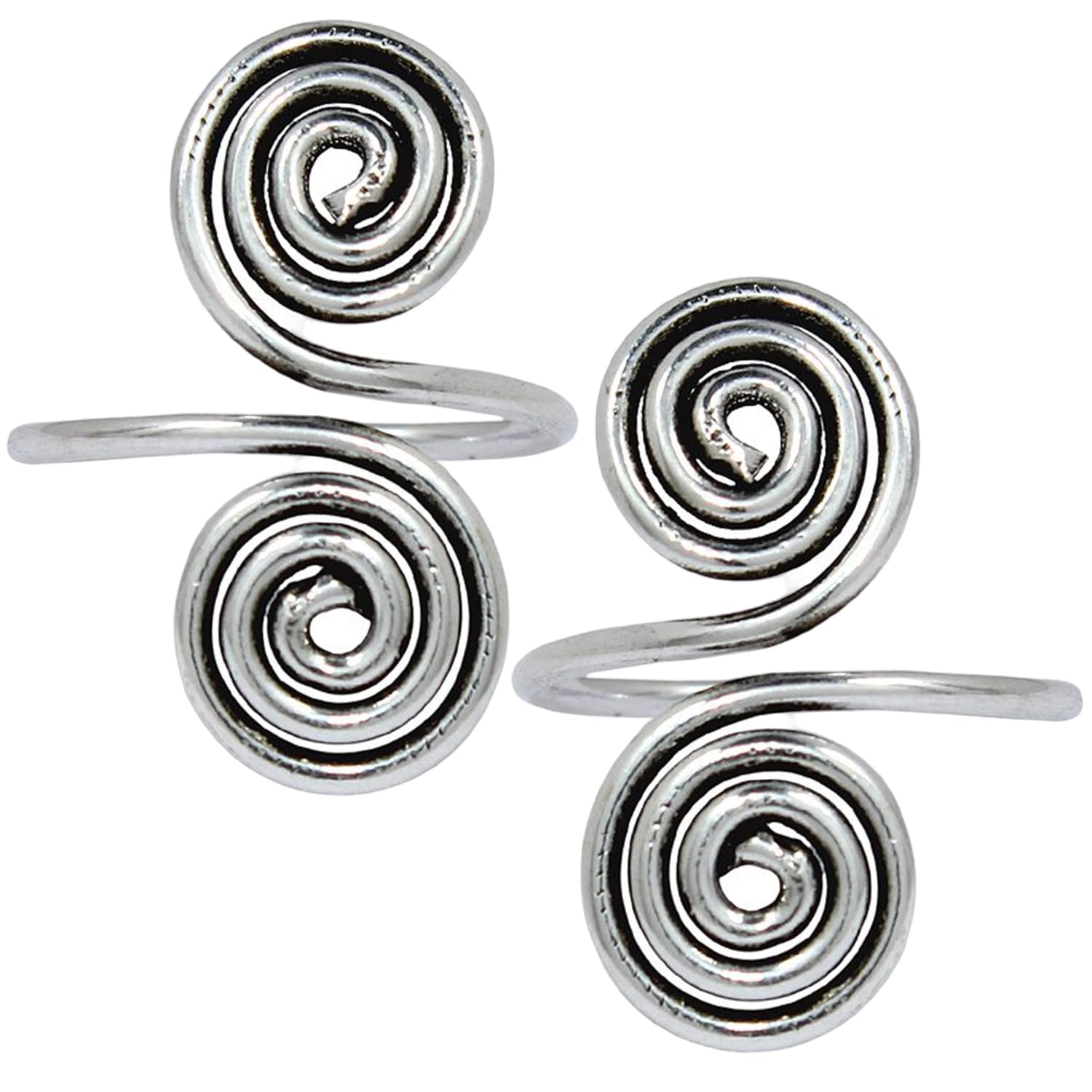 vama FASHIONS Antique Adjustable Silver Oxidized Toe Rings Leg Finger Ring Metti Mettelu Bichiya Jodvi Bichua Set For Women-picture-37