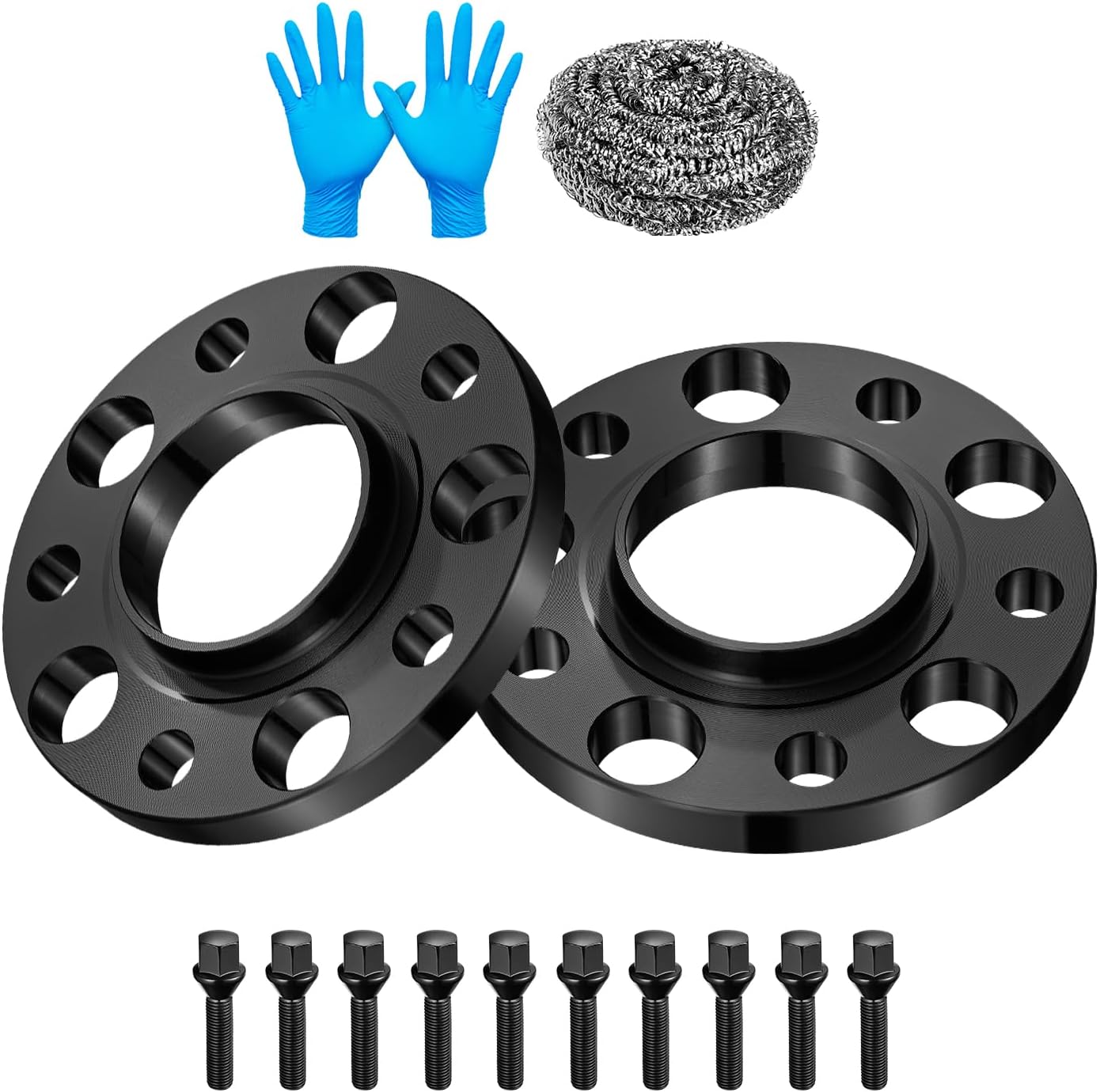 5x120(5x4.7") Wheel Spacers 15mm Compatible with BMW Z4 X1 M6 M5 M3, 72.56mm Center Bore & 5 Lug Forged Wheel Adapters M12x1.5 for 325i 325Ci 323ti 323is 323i 840Ci 740iL 740i, 2PCS