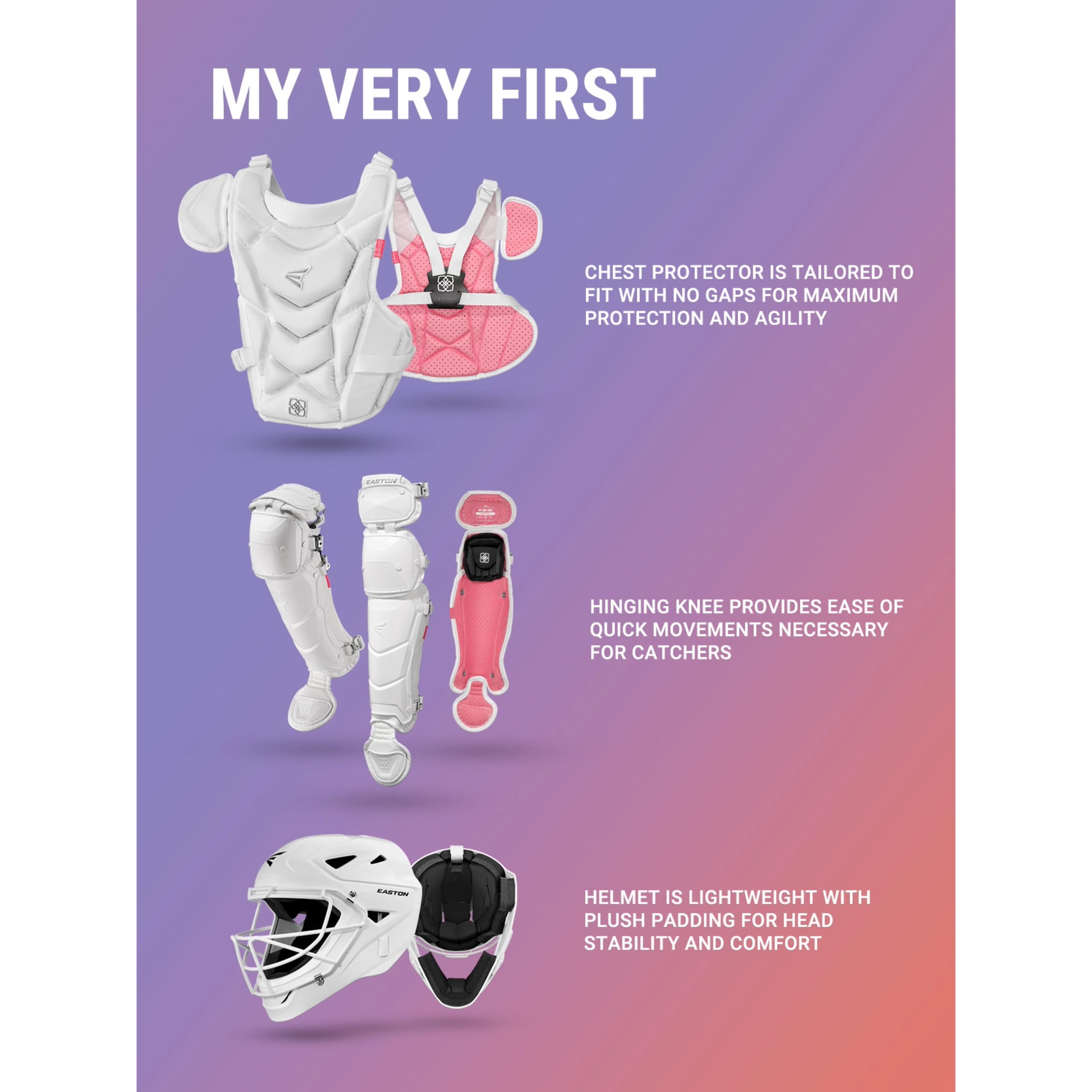 EASTON キャッチャーミット Amazon | Easton | Jen Schro My Very First Youth キャッチャーセット