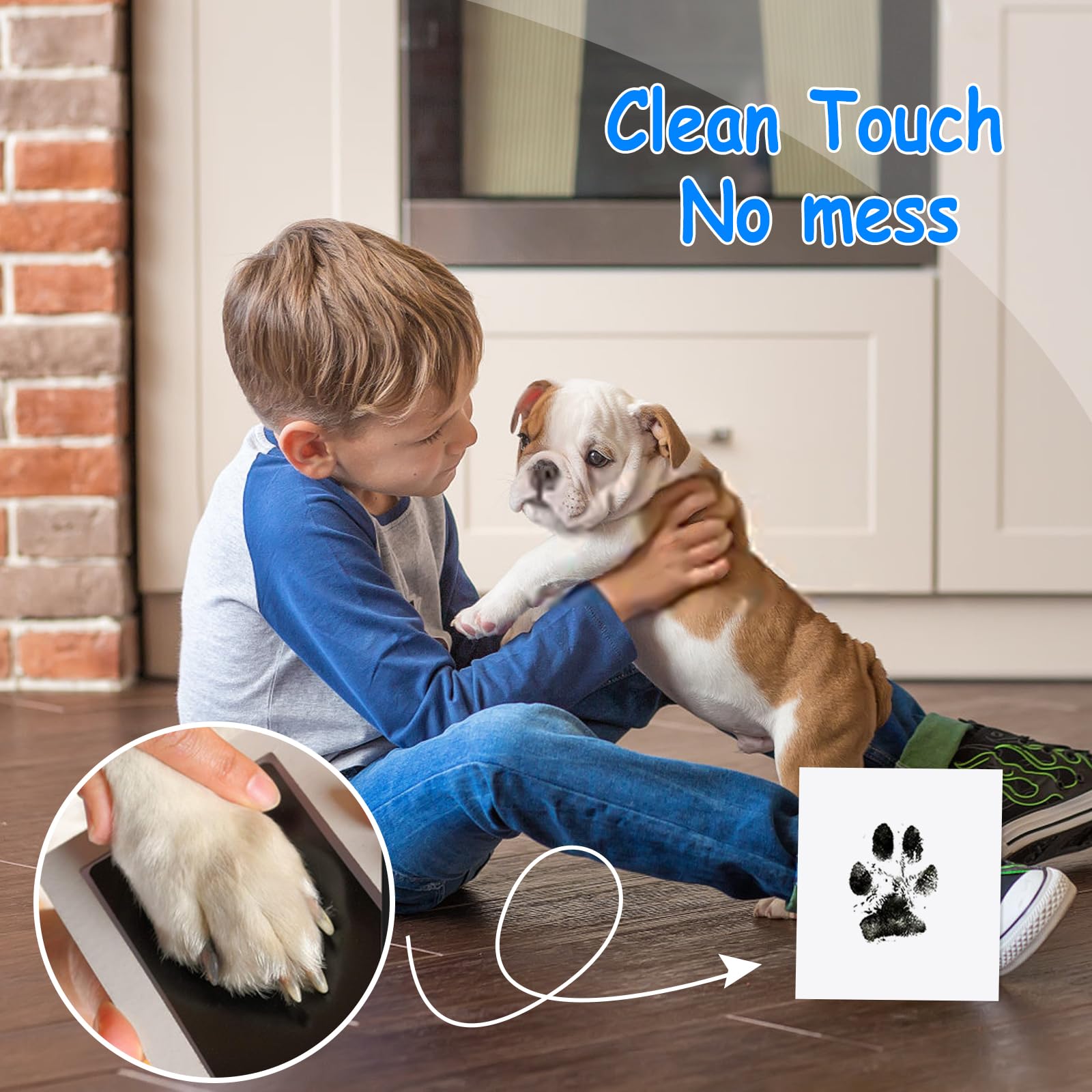 Snapklik.com : Inkless Paw Print Kit,Mess-Free Paw Print Kit For Dogs ...