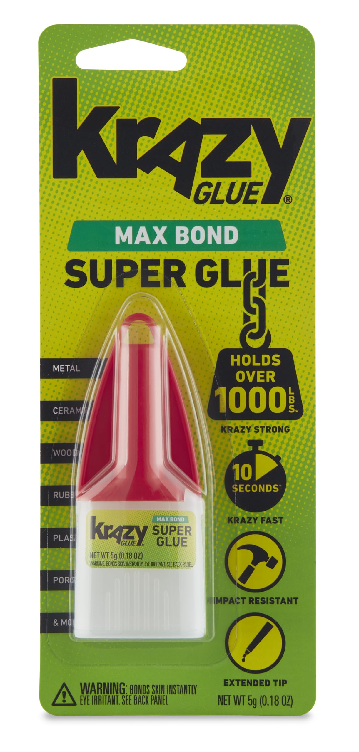 Krazy Glue, Max Bond, Extended Precision Tip, 5g