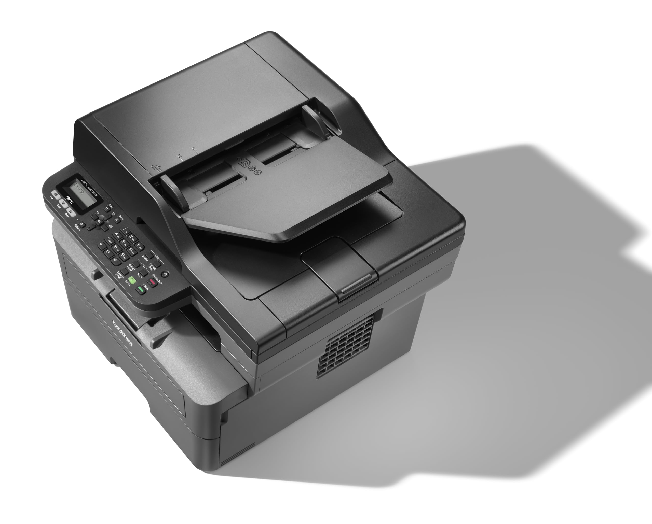 Brother MFCL2800DW 4-in-1-Multifunktions-Laserdrucker | 32 ppm, Duplexdruck, 2-zeiliges LC-Display, Fast Ethernet, WLAN mit 5 GHz und USB 2.0