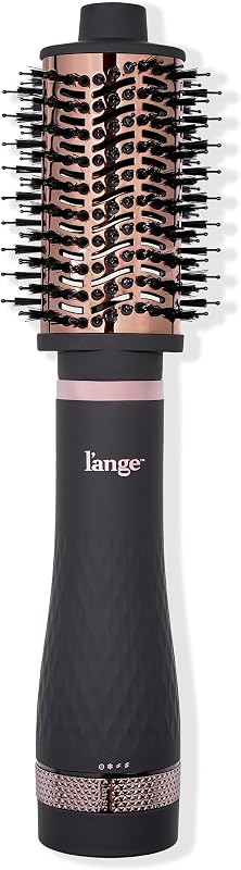 Multi-Volume Series Blow Dryer Brush | Interchangeable Hair Dryer Brush with Ionic Titanium Barrel for Smooth, Voluminous Styling | Black - Oval 60mm