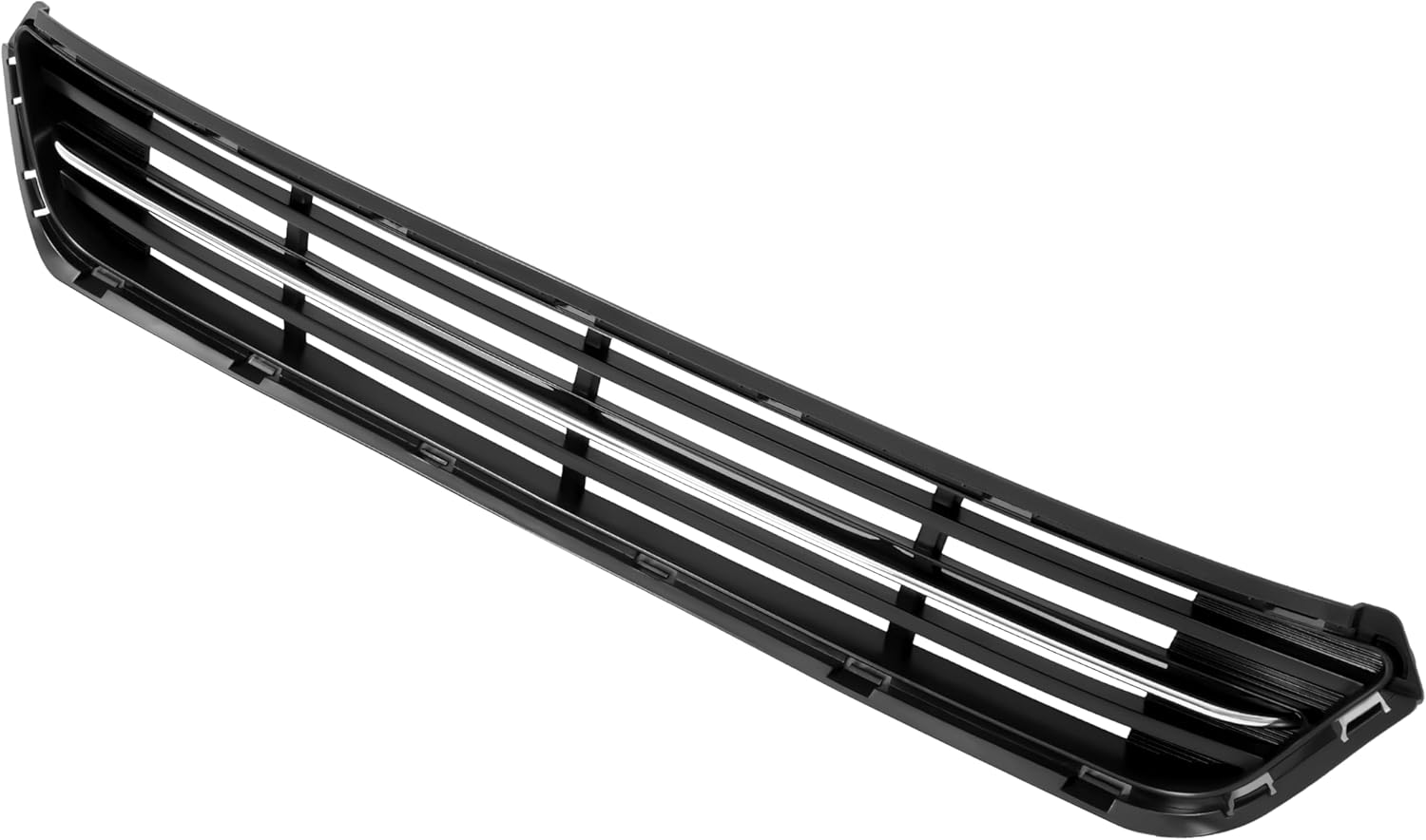 KUAFU Front Lower Grille Compatible with 2014 2015 Kia Optima Replacement for 865614C700 KI1036120 Bumper Radiator Grill Chrome Black+Silvery