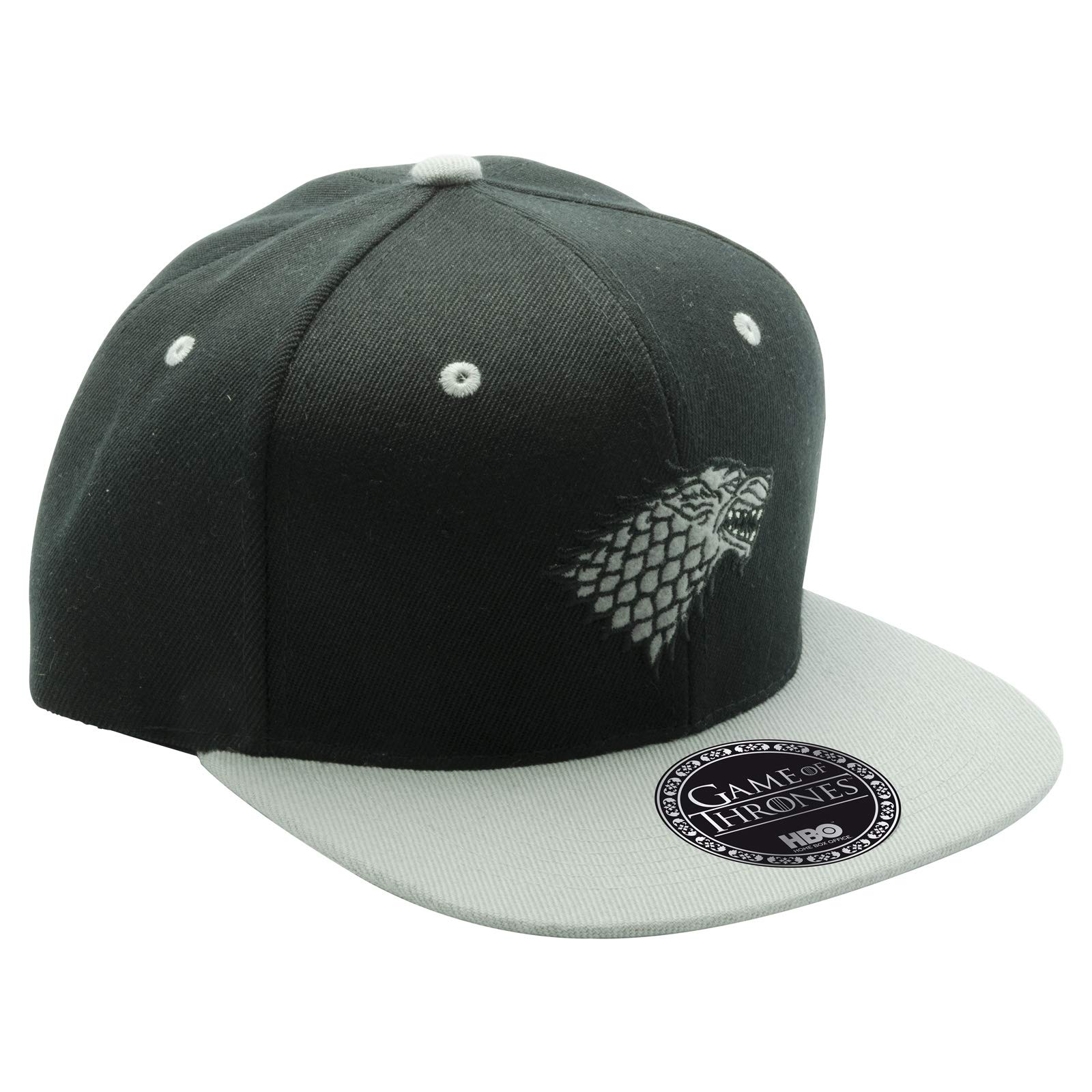 ABYstyle Game of Thrones Stark Snapback Cap - Black & Grey