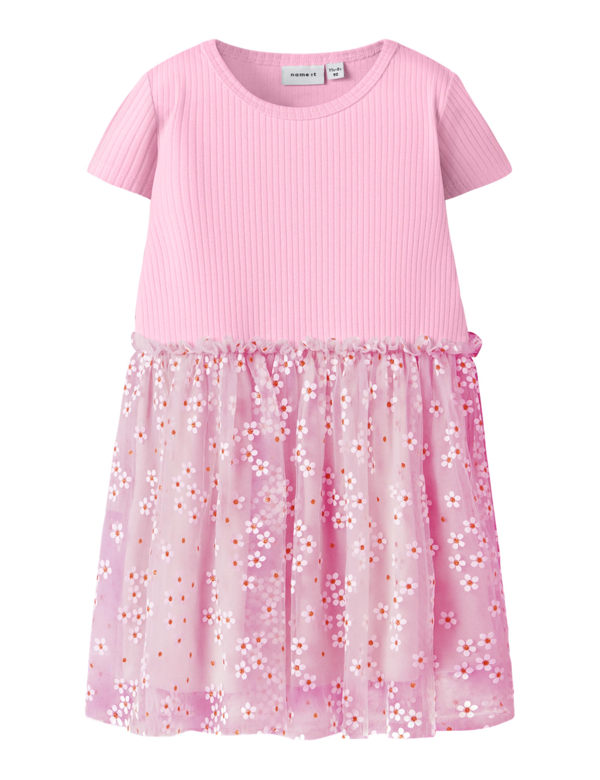 NAME IT Mädchen Nmffloral Ss Dress