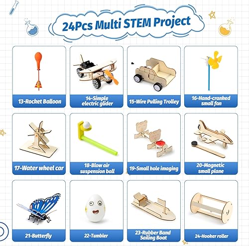 Miniatura 3 de Calendario de Adviento de Navidad 2023, kit STEM de juguete con cuenta regresiva, calendario de Adviento y caja de regalo, kit educativo de ciencia,