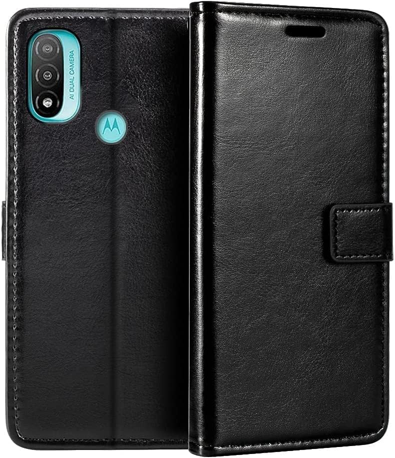 HAOYE Cover Per Motorola Moto E40/E30/E20 – Custodia Traslucida Con Anello Girevole E Supporto Magnetico – Verde Scuro