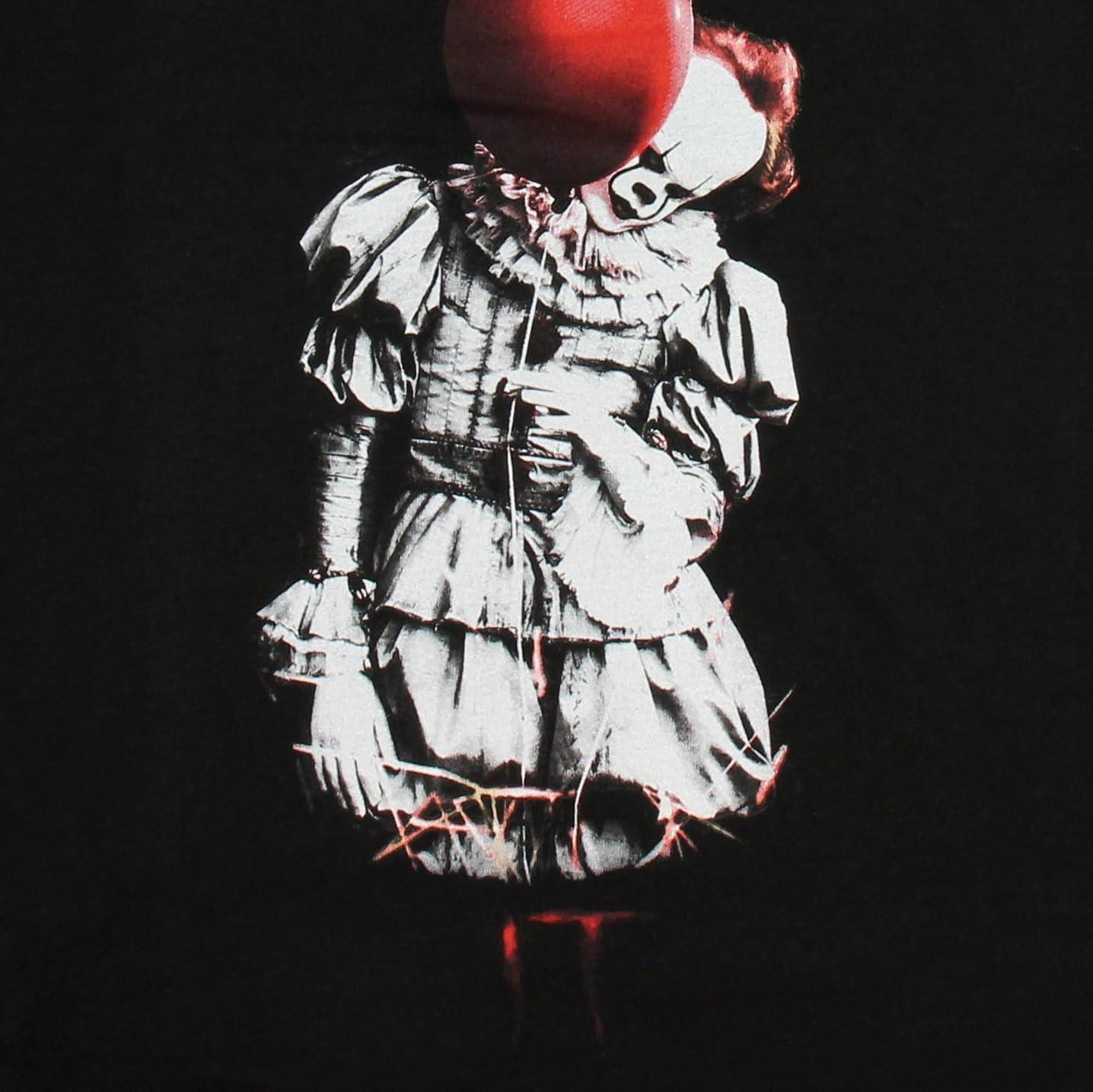 Bioworld IT Pennywise Red Balloons You'll Float Too Adult T-Shirt