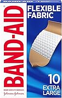 Vista 14 de Vendajes Adhesivos Band-Aid de Tela Flexible, Extra Grande, 10 Unidades (Paquete de 2)