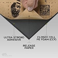 Vista 2 de Siless Liner 157 (4 mm) mil 36 pies cuadrados Espuma de celda cerrada para insonorización de automóviles y alfombrilla de aislamiento térmico