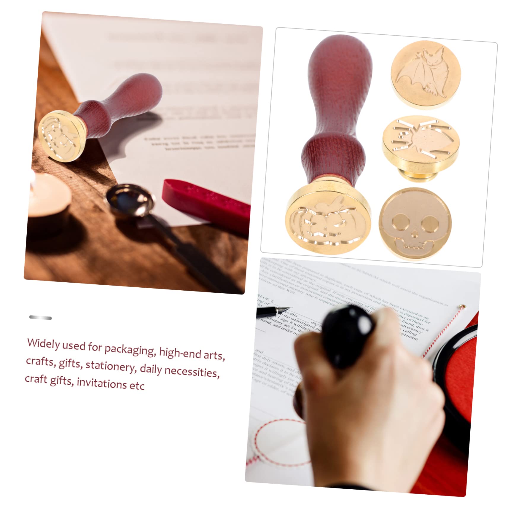 NUOBESTY 5 Sätze Siegel Brief Wachsen Handcreme Für Trockene Hände Einladung Braut- Schmilzt Streifen Aufkleber Personalisiert Wachsperlen Wachsmaschine Klebrig Stempel Duftend Hölzern
