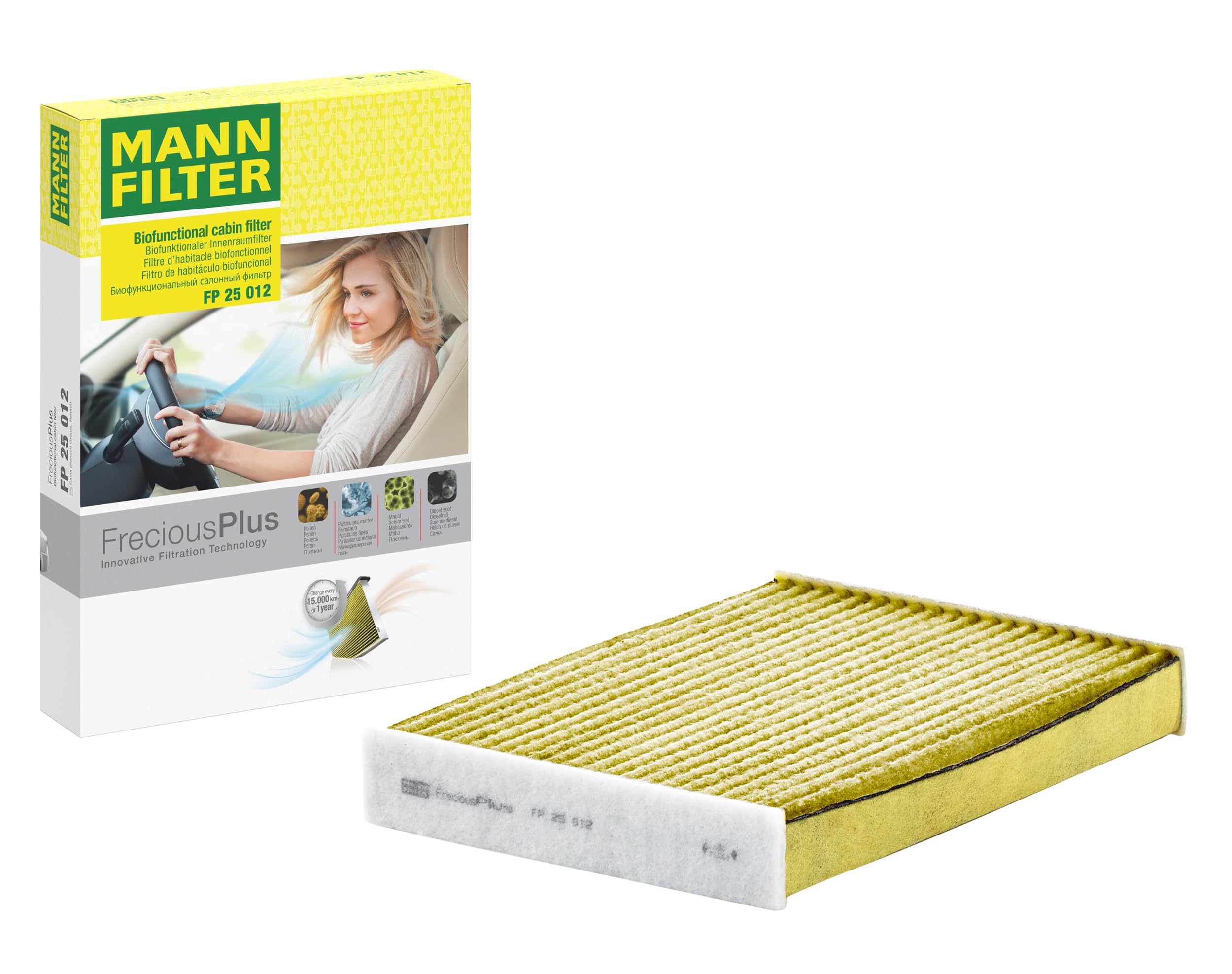 MANN-FILTER: Auswahl an Autofiltern
