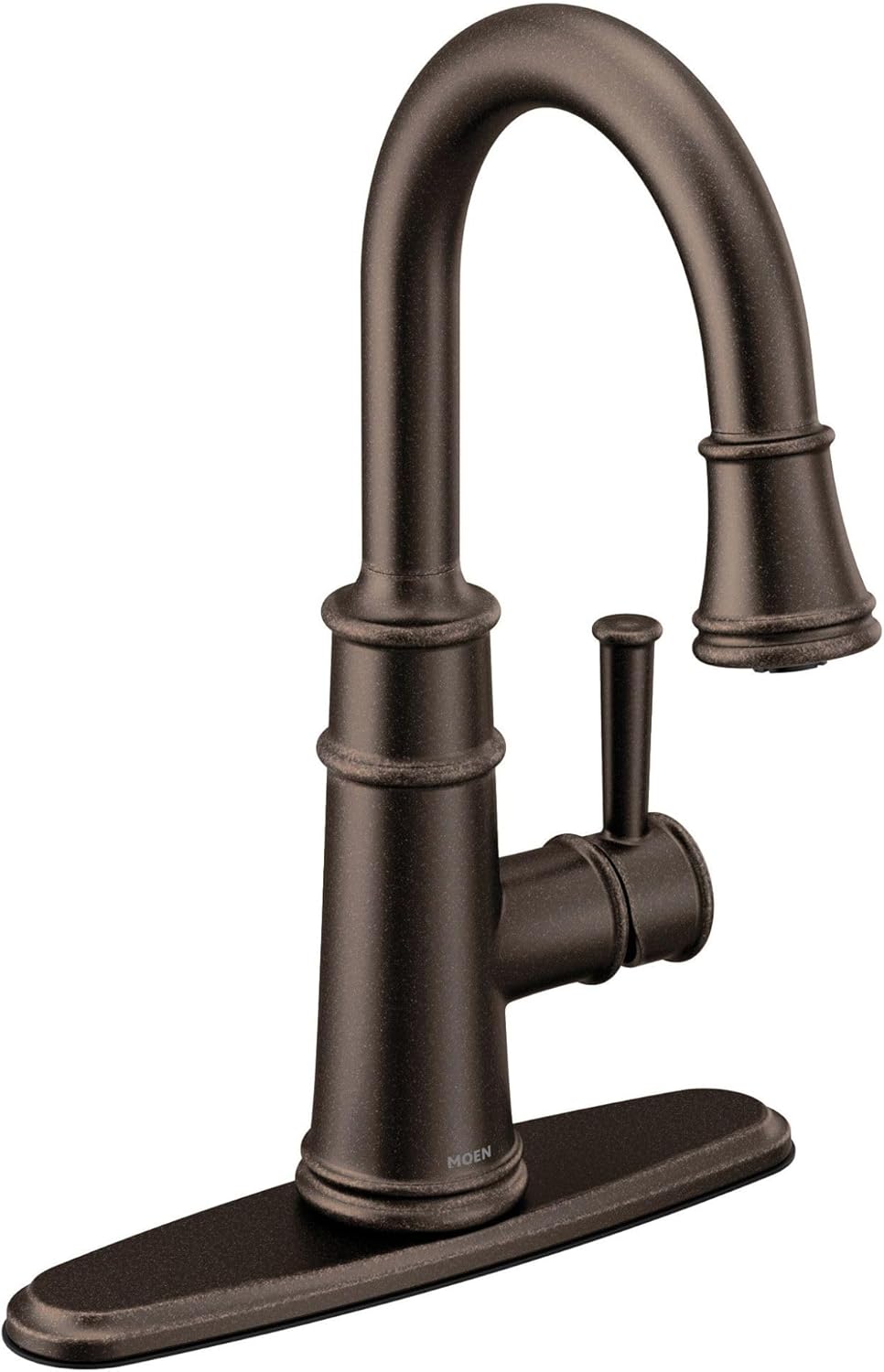 Moen 6260ORB Belfield One-Handle Pulldown Bar Faucet with Power Clean Featuring Reflex, Oil Rubbed Bronze
