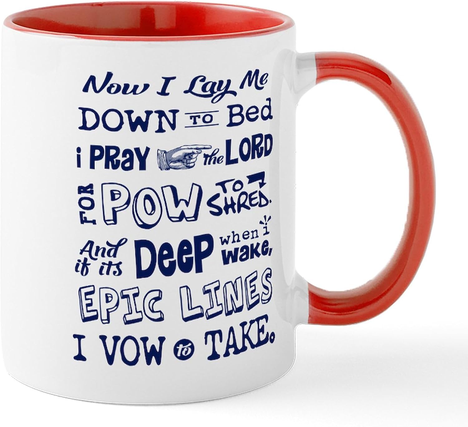 CafePress Serene Snowflake 11 Oz Ceramic Mug 11 oz (325 ml) Ceramic Coffee Mug