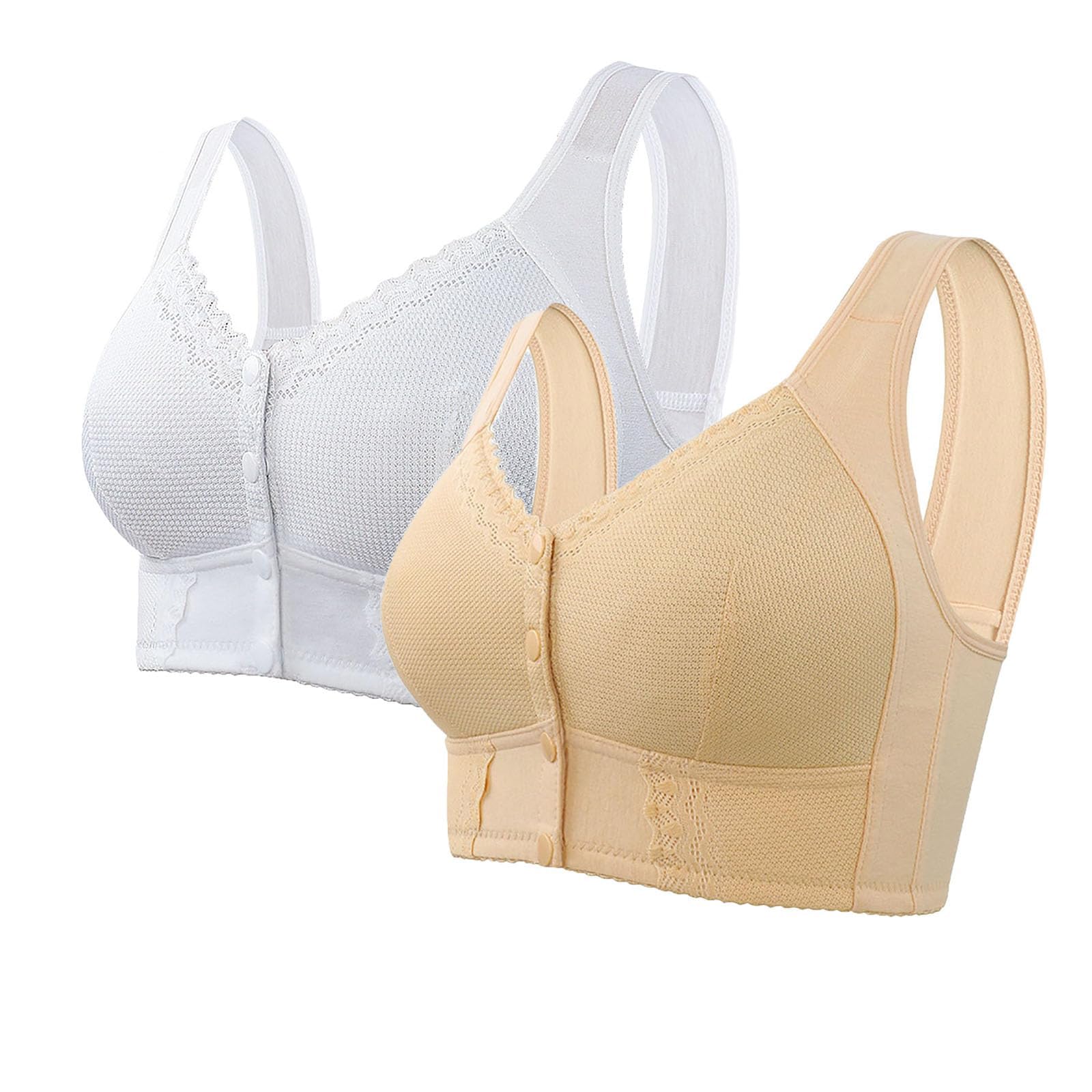 Emily Charm Front Closure Breathable Bra for Seniors
| Moona Bra for Seniors Front Closure Breathable Design
| Front Cl