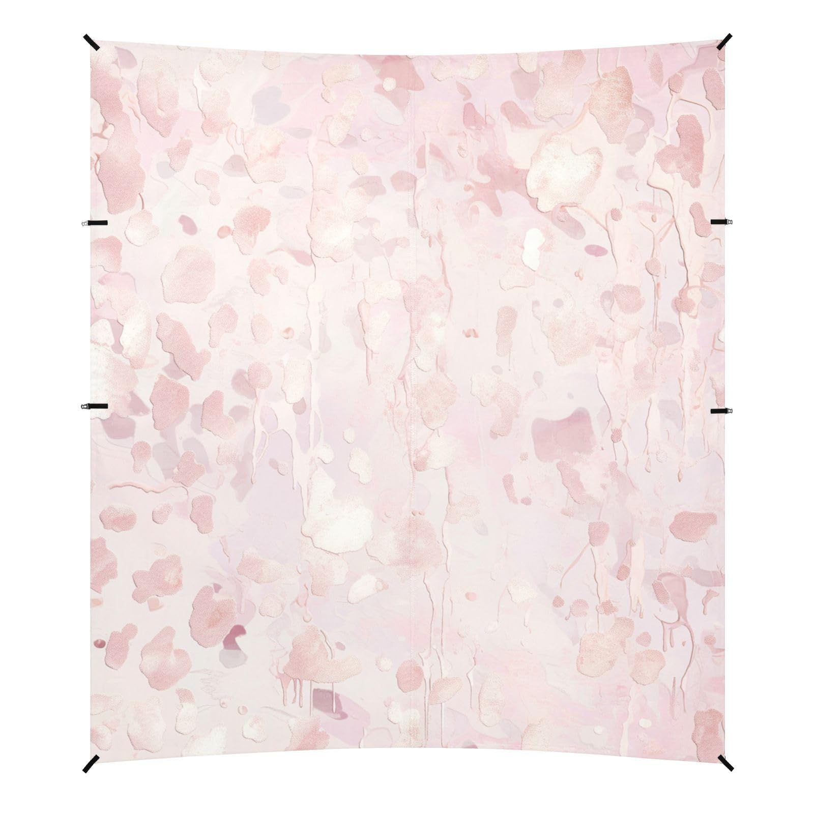 Rose Gold Foil Leopard Print Their Forms Merging and Distorting in an Abstract Manner Beach Tent & Canopy UPF50+ Easy Setup Shade Sun Shelter with Carrying Bag for Backyard, Grassland, Park