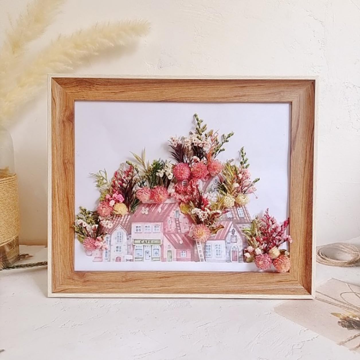 プリザーブドフラワー　フォトフレーム プリザーブドフラワーのフラワーフォトフレーム 選べる2種 FKTPH