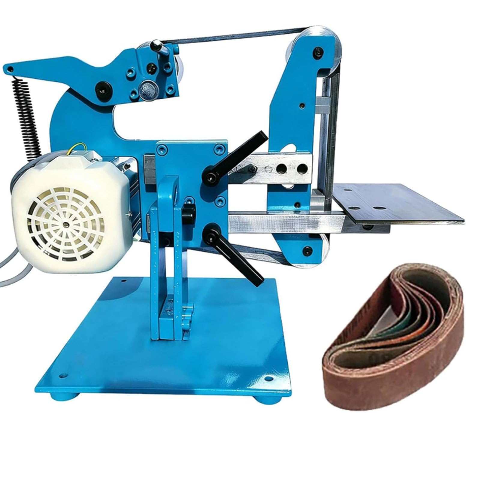 Hydravex 750w/1100W Grinder Grinding Polishing Machine Vertical and Horizontal Knife Sharpener Polisher Belt Sander with 5 Sanding Belts 1100W