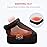 COMFIER Foot Warmer Massager,Gifts for Women,Men,Shiatsu Foot Massager with Heat, Electric Heating Pad for Back Feet,Back Massager for Pain Relief(Black)