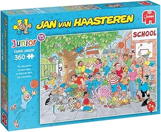 Jan Van Haasteren Junior - Das Klassenfoto - 360 Teile - Comic Kinderpuzzle
