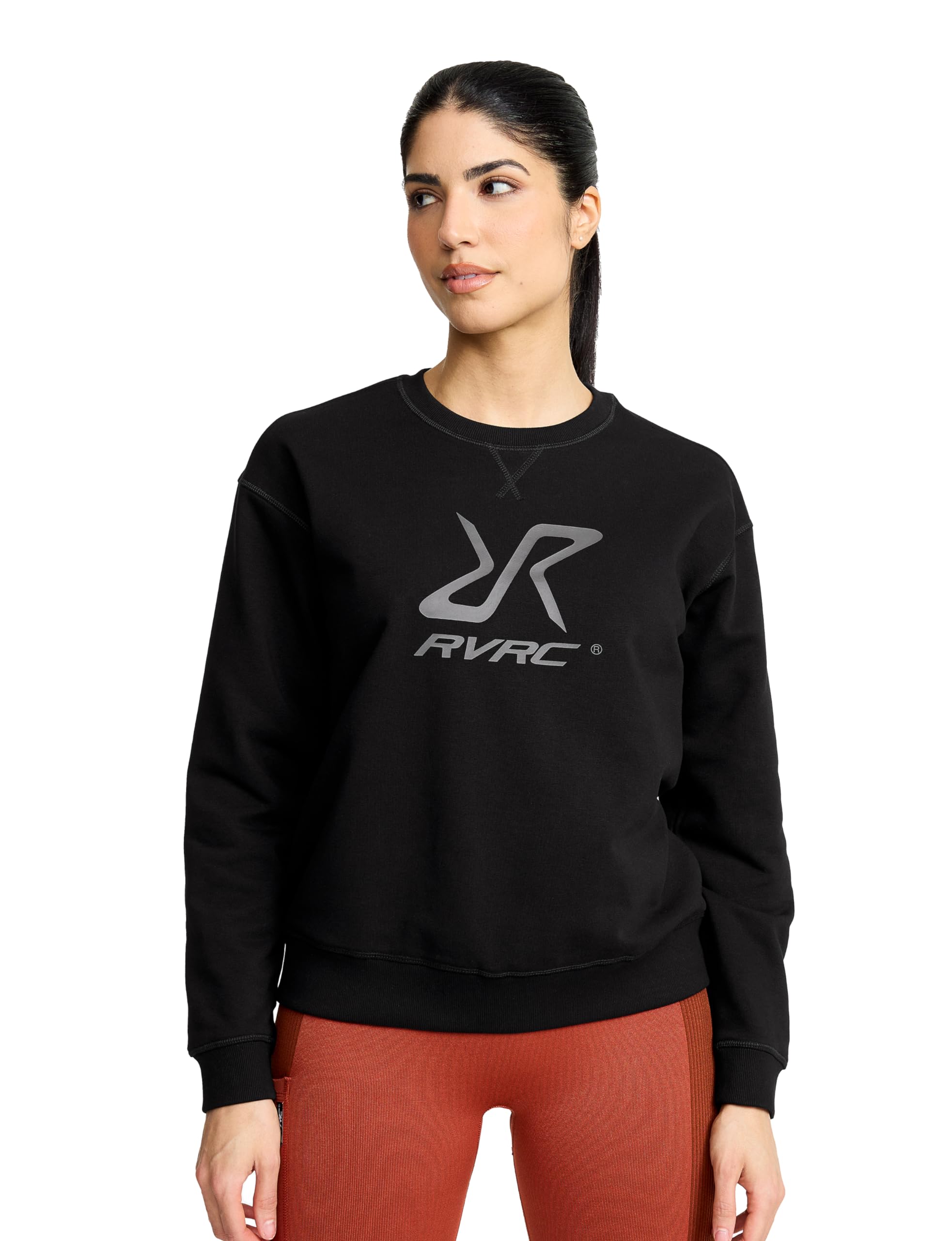 RevolutionRace RVRC Sweatshirt für Damen, Sweatshirt Ohne Kapuze, Pullover Damen
