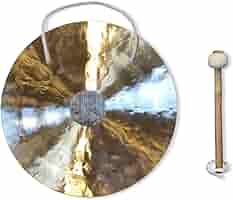 Gong Tradizionale Cinese 30cm - Feng Gong Per Meditazione, Musica E Decorazione