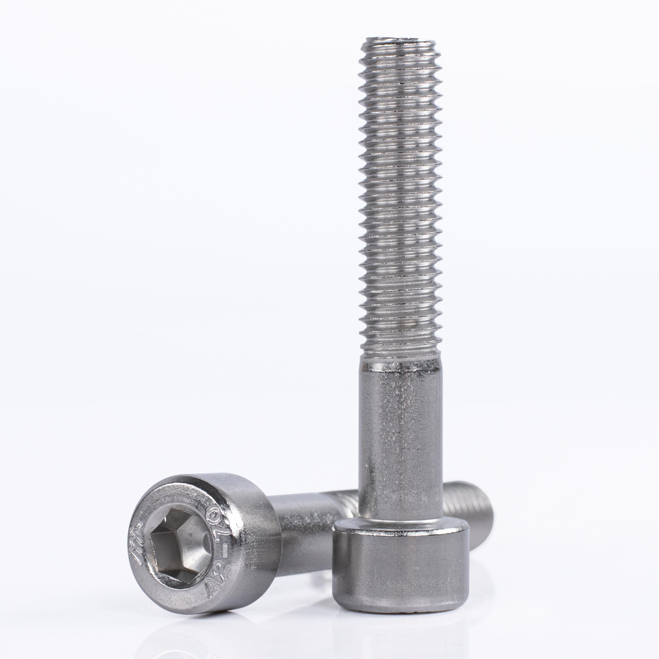 Viti a testa cilindrica con esagono incassato M6 x 140, 10 pezzi, DIN 912 A2, in acciaio inox