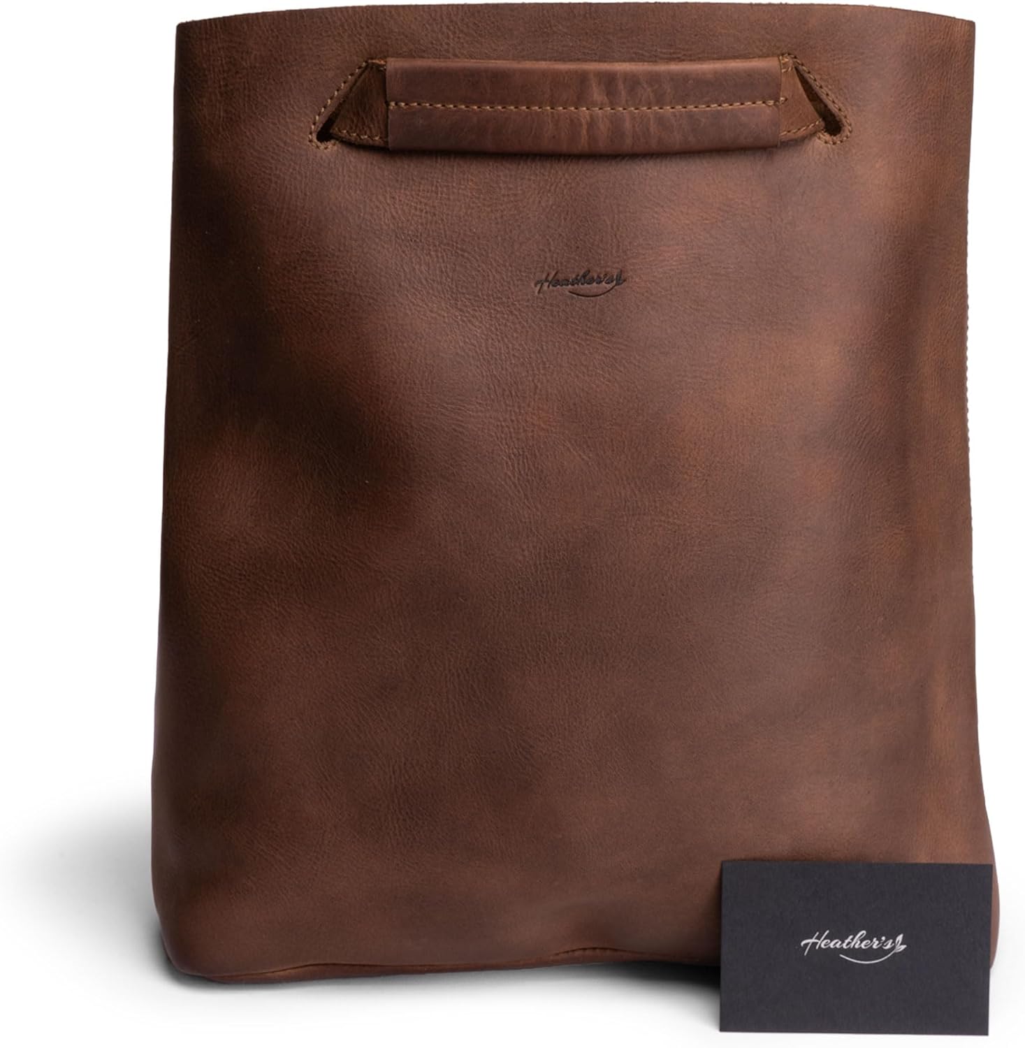 Heather's, Convertible Backpack to Shoulder Bag, Spacious Crossbody for Women, Squared Purse, Full Grain Leather, Handmade - Image 6