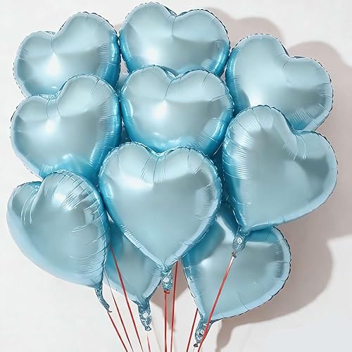 Miniatura 8 de 10 globos de papel de aluminio verde oliva en forma de corazón de 18 pulgadas, corazón verde retro para baby shower, boda, decoraciones de San 18
